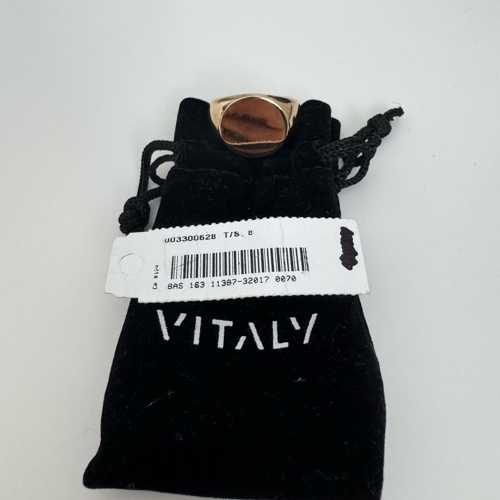 Vitaly Gold Men's Ring - size 8